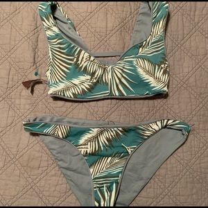 Maaji NWOT Reversible Bikini Top S, Bottom M